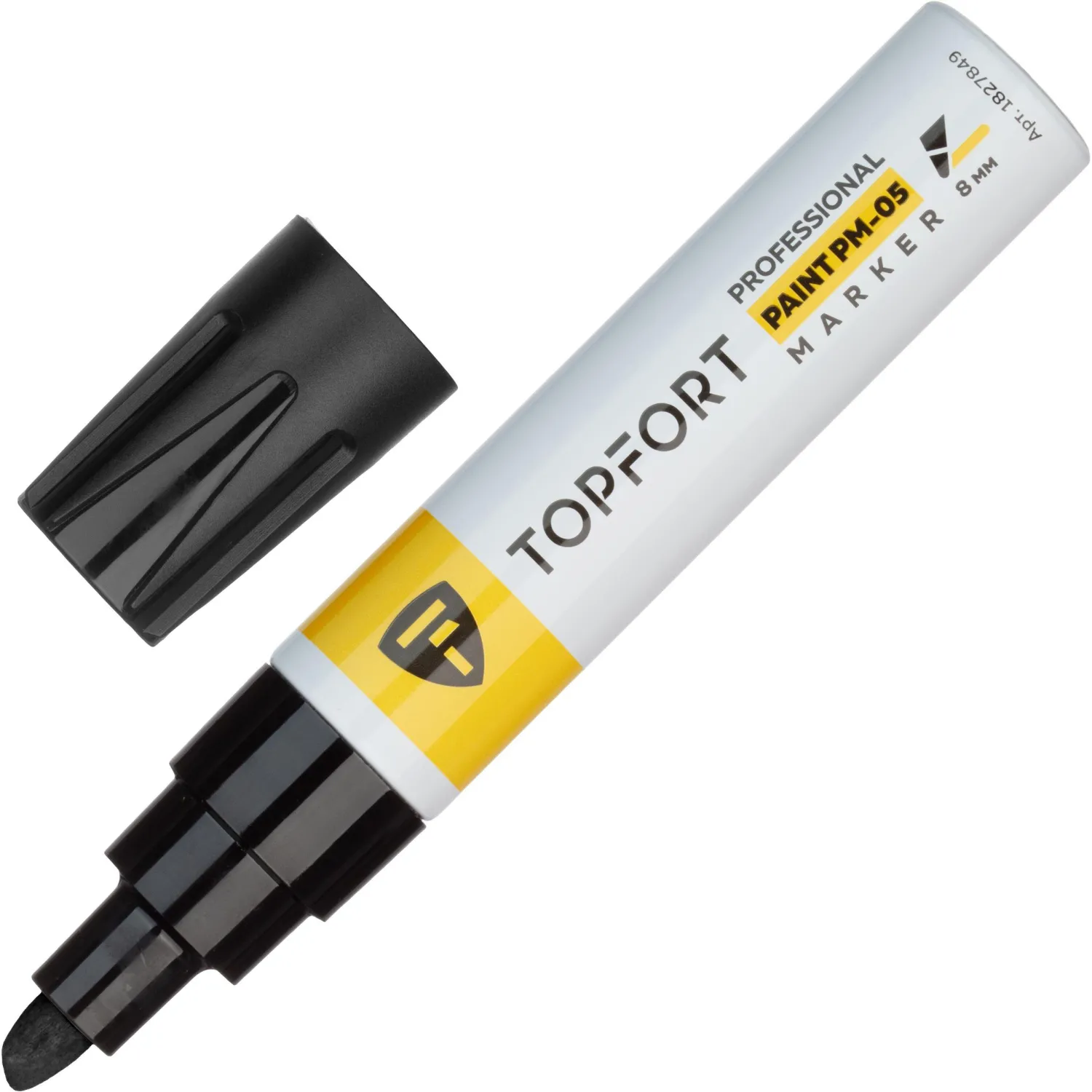 Маркер лаковый Topfort Paint 8 мм черный, 1827849К