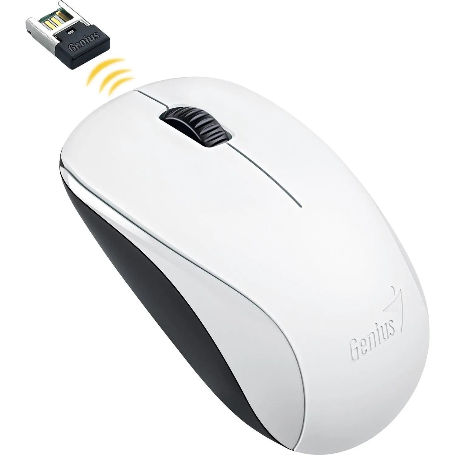 Мышь компьютерная GENIUS NX-7000 (G5 Hanger) Белый,  1200dpi.