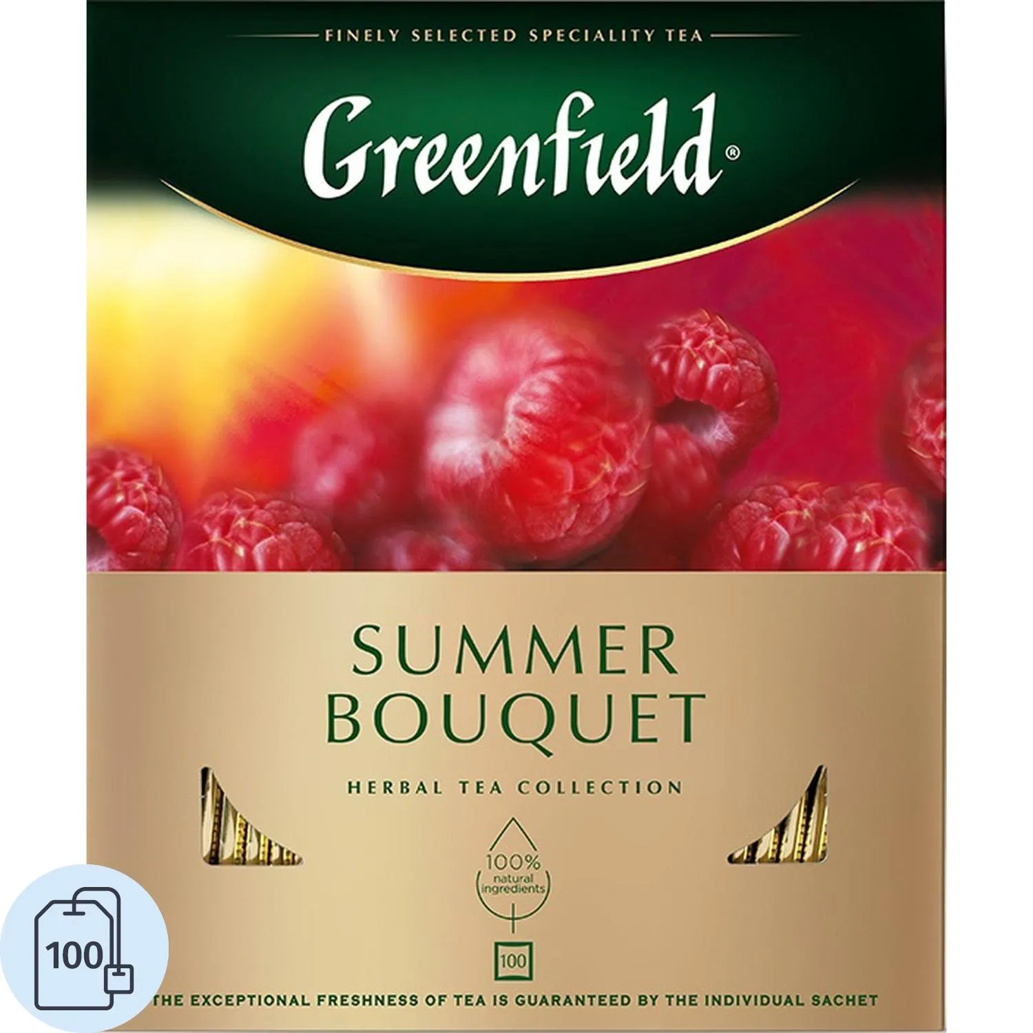 Чай Greenfield Summer Bouquet фруктов.фольгир. 100 пак/уп 0878-09, 327366К