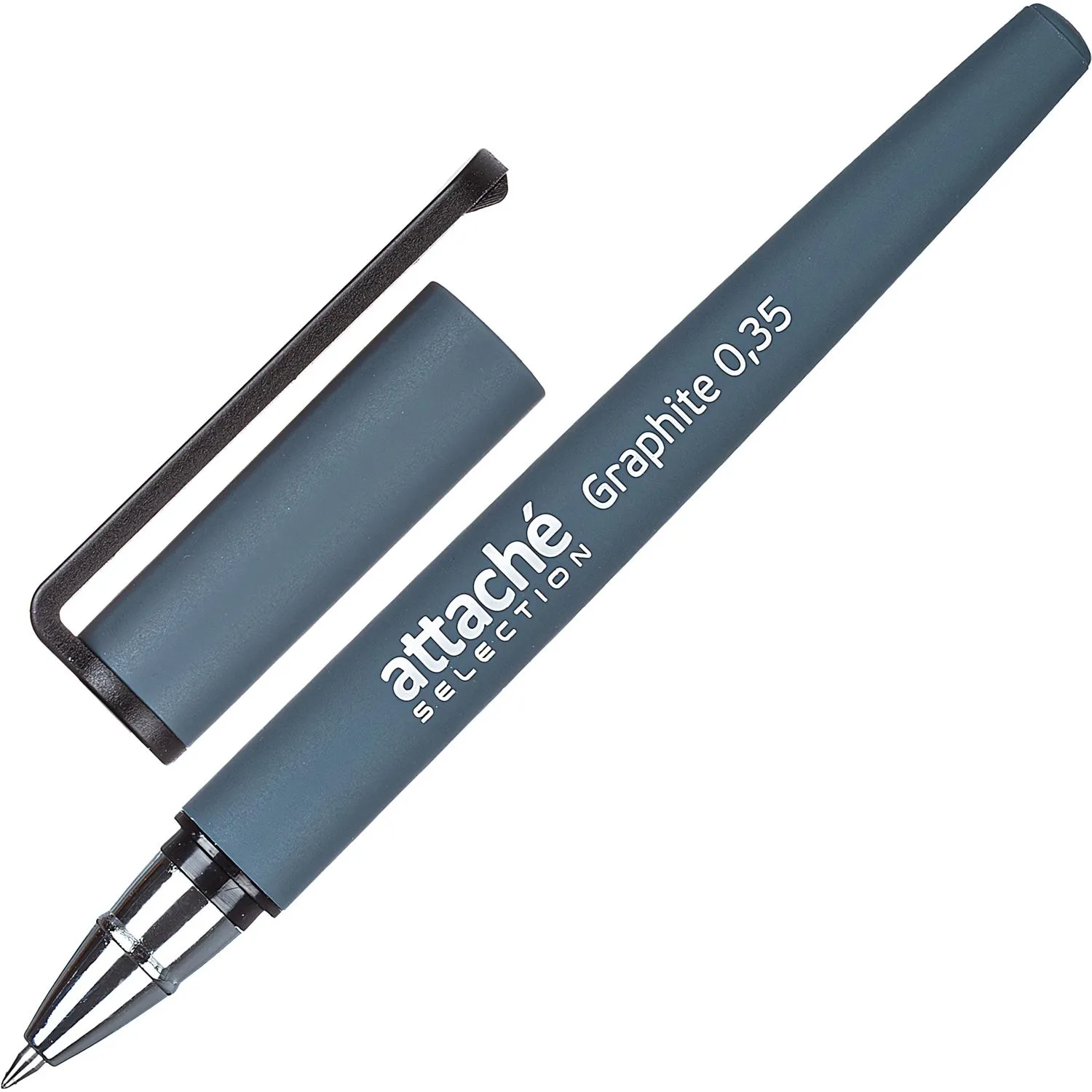 Ручка гелевая неавтомат. Attache Selection Graphite цвет чернил синий, 1035348К
