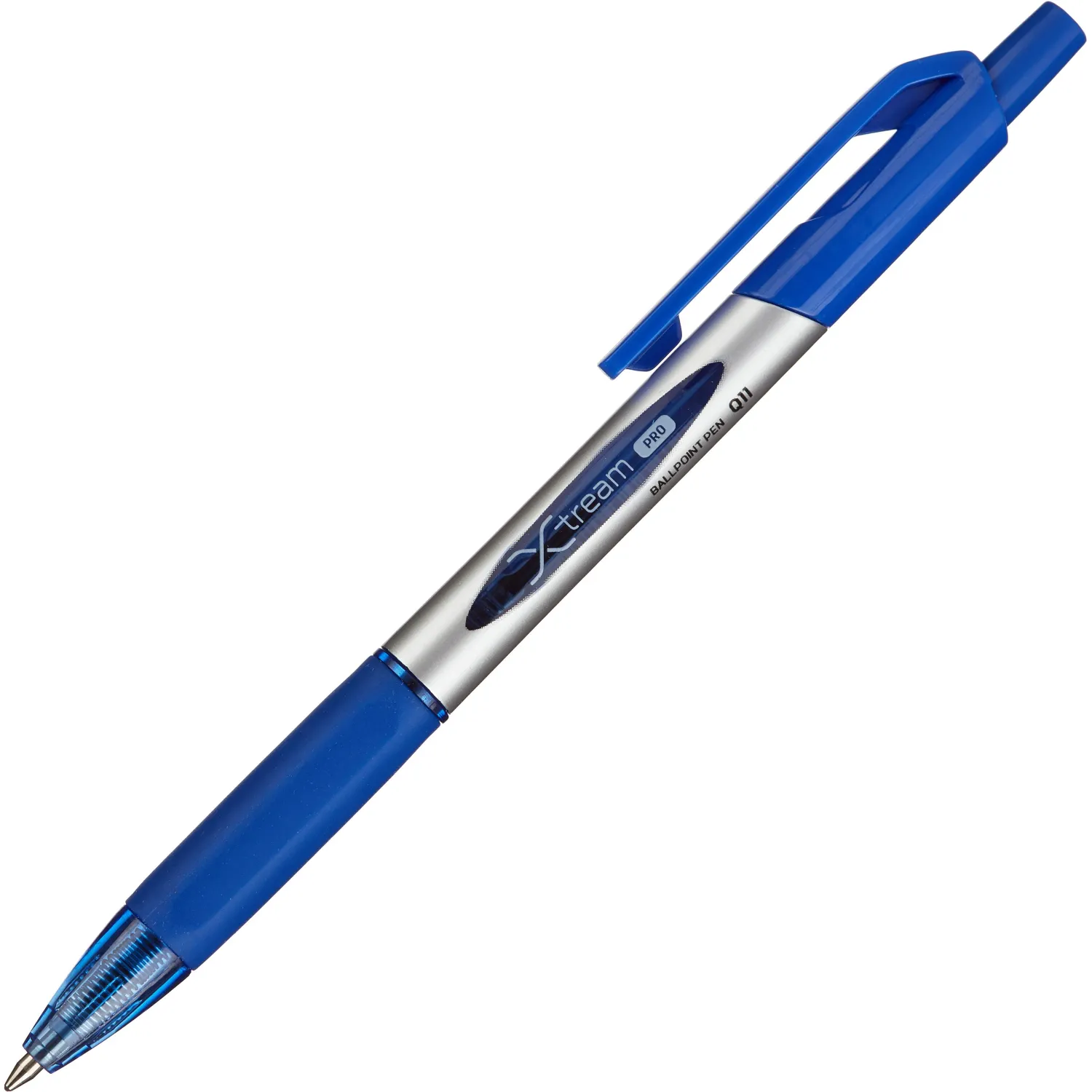 Ручка шариковая автомат. Deli X-tream Pro,д.ш.0,7мм,лин0,4,р/манж,син, 1407867К