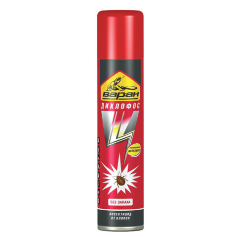 Средство инсектицидное от клопов длительного действия ДИХЛОФОС 200 мл, ВАРАН, без запаха, СИБИАР, 5-03.01.004.12