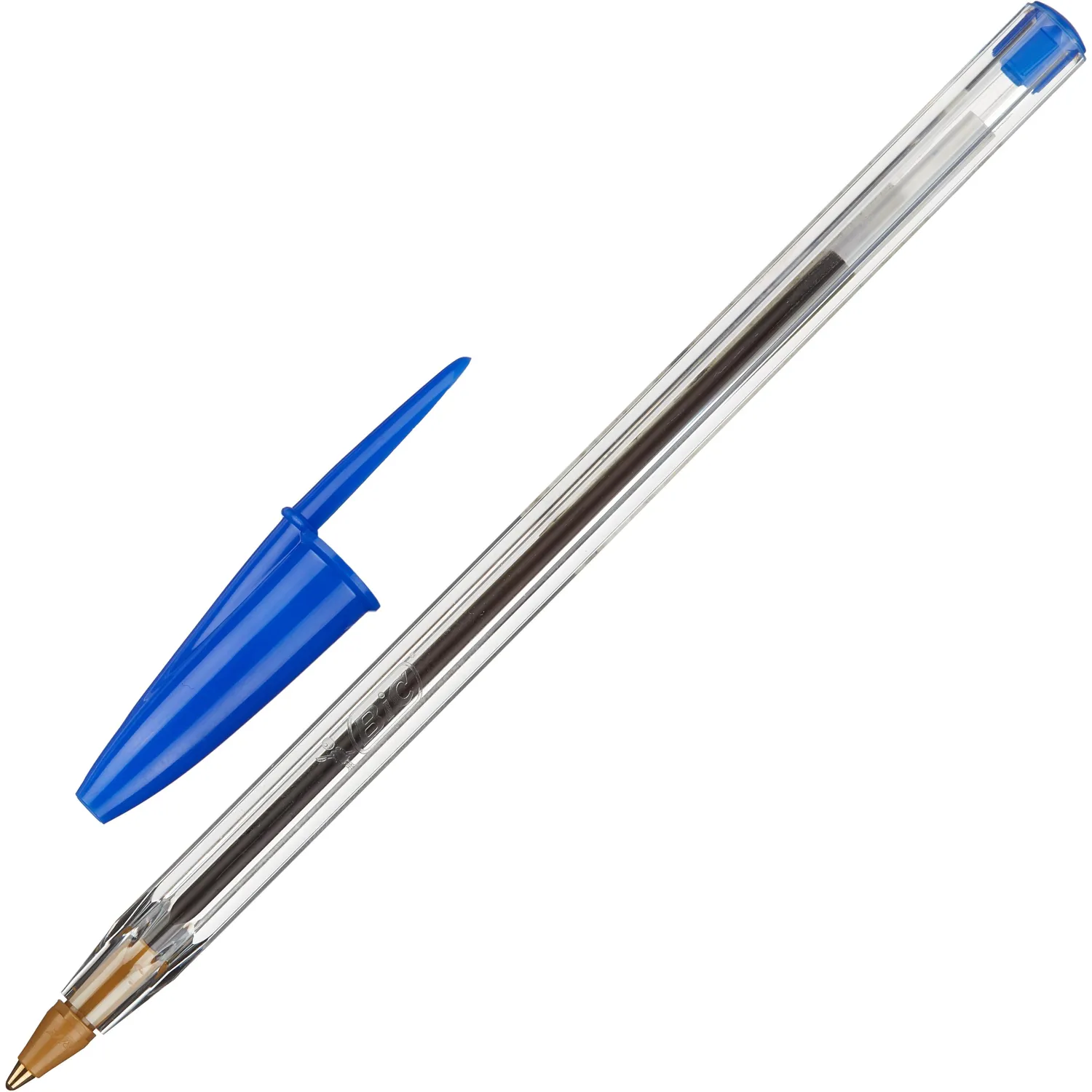 Ручка шариковая неавтомат. BIC Cristal синий  0,32 мм Франция, 135546К