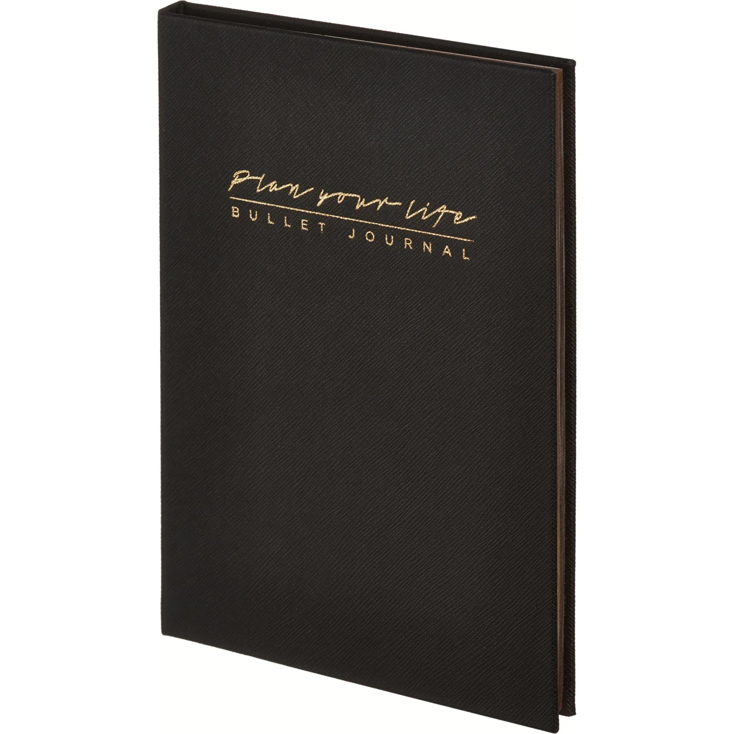 Ежедневник недатированный черный, А5 136 л., Plan your life, ATTACHE, 1568279К
