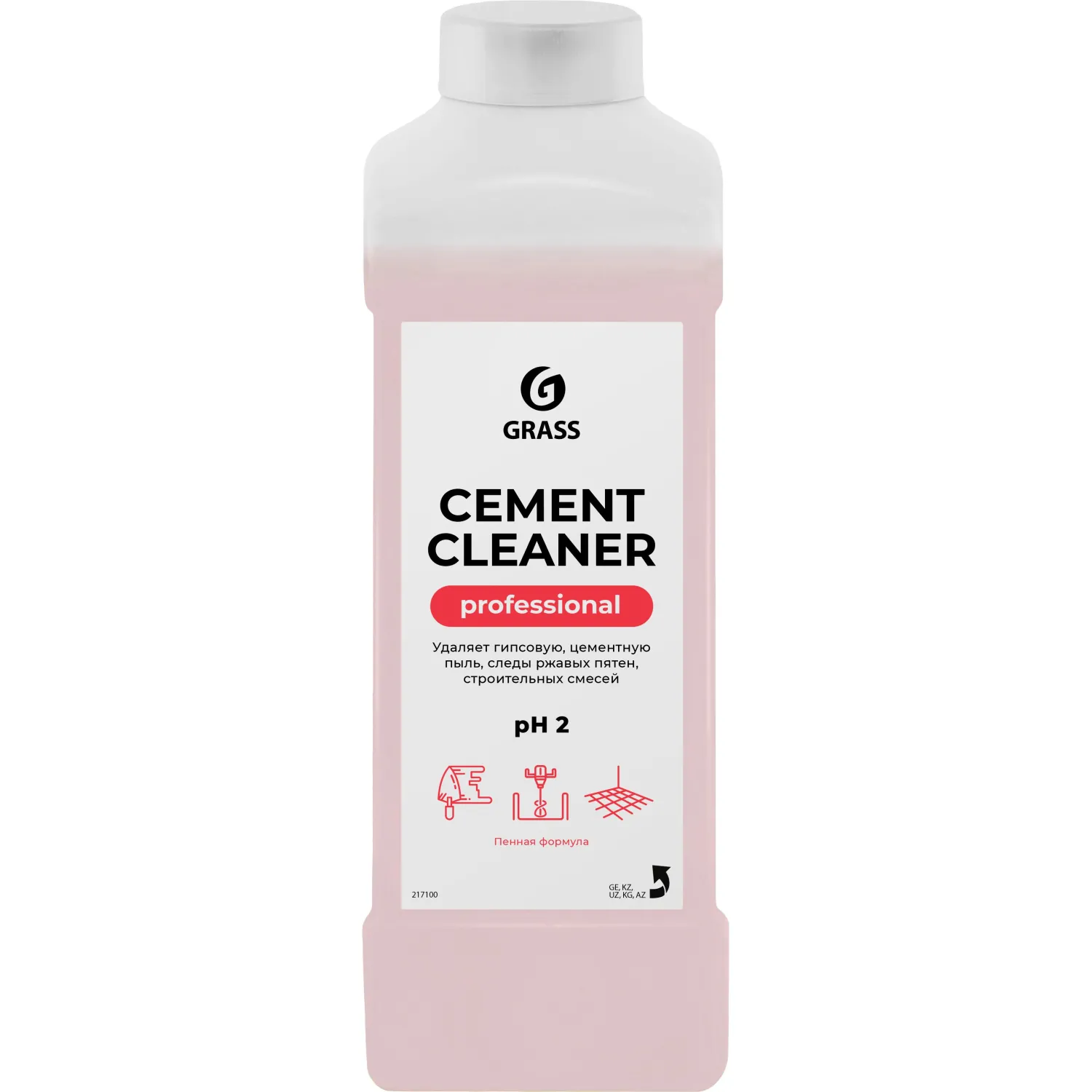 Профхим послестрой кисл д/удал строй.смес Grass/Cement Cleaner,1л