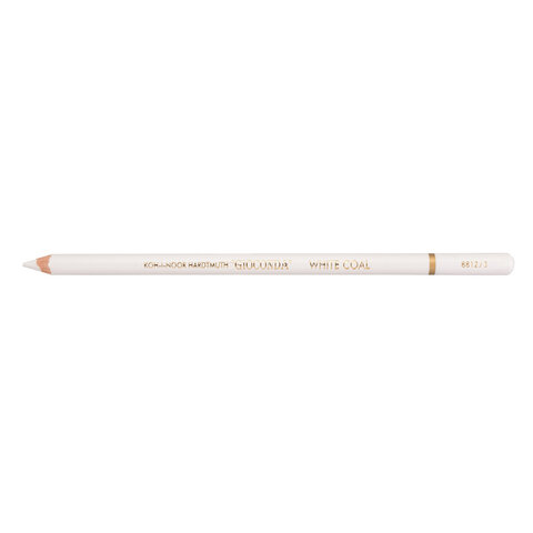 Карандаш угольный KOH-I-NOOR, 1 шт., "Gioconda" EXTRA, белый, HB, 8812003003KS