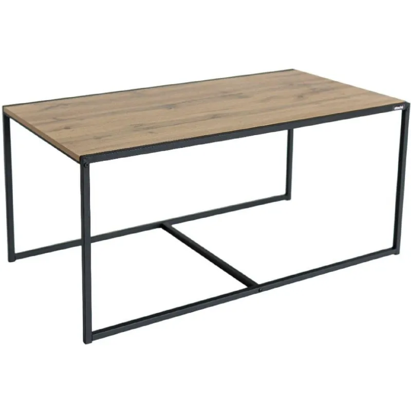 Стол журнальный TI_Онега-1 1190x640x555 мет чер/ЛДСП дуб вотан