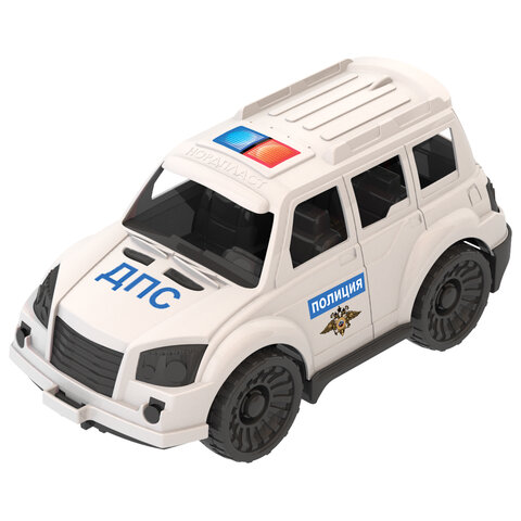 Машина игрушечная ВНЕДОРОЖНИК ДПС, пластиковая, 20,2x9,4x10,2 см, НОРДПЛАСТ, 055/3