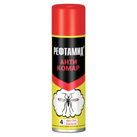 Средство аэрозольное репеллентное от комаров 145 мл, РЕФТАМИД, СИБИАР, 5-03.07.020.01