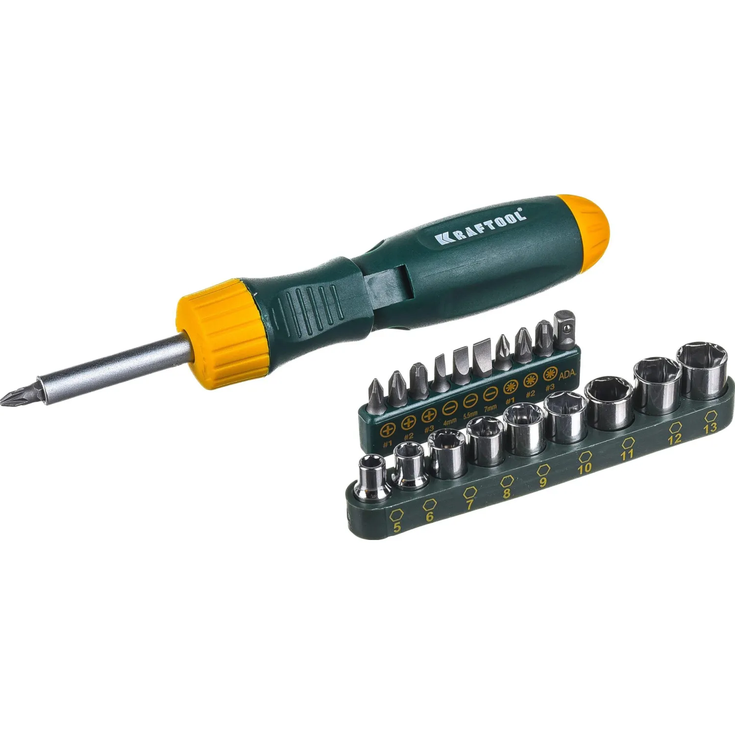 Отвертка Набор KRAFTOOL X-Hard-21, 21 предм 26151-H21, 1713670К