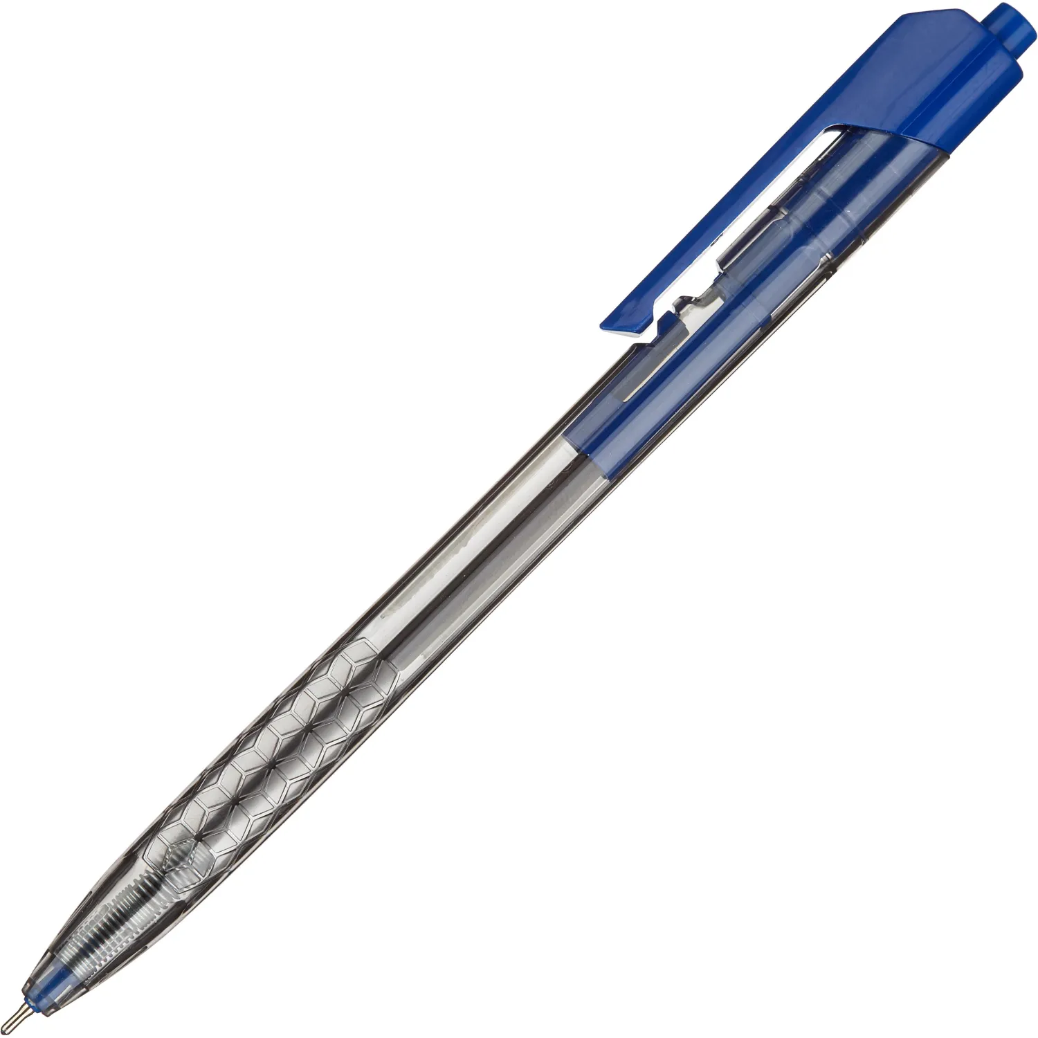 Ручка шариковая автомат. Deli Arrow д.ш.0,7мм лин 0,35мм син EQ01330, 1407864К