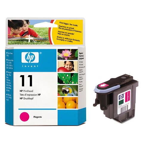 Головка печатающая для плоттера HP (C4812A) Designjet 510/CC800PS/ 800/500 и др., №11, пурпурная, оригинальная
