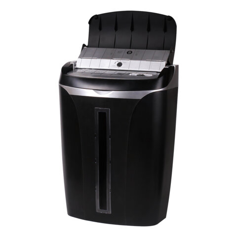 Уничтожитель (шредер) с автоподачей BRAUBERG AUTO OF-50X, CD, 4 уровень секретности, 4х35 мм, 50 листов, 17 литров, 533139