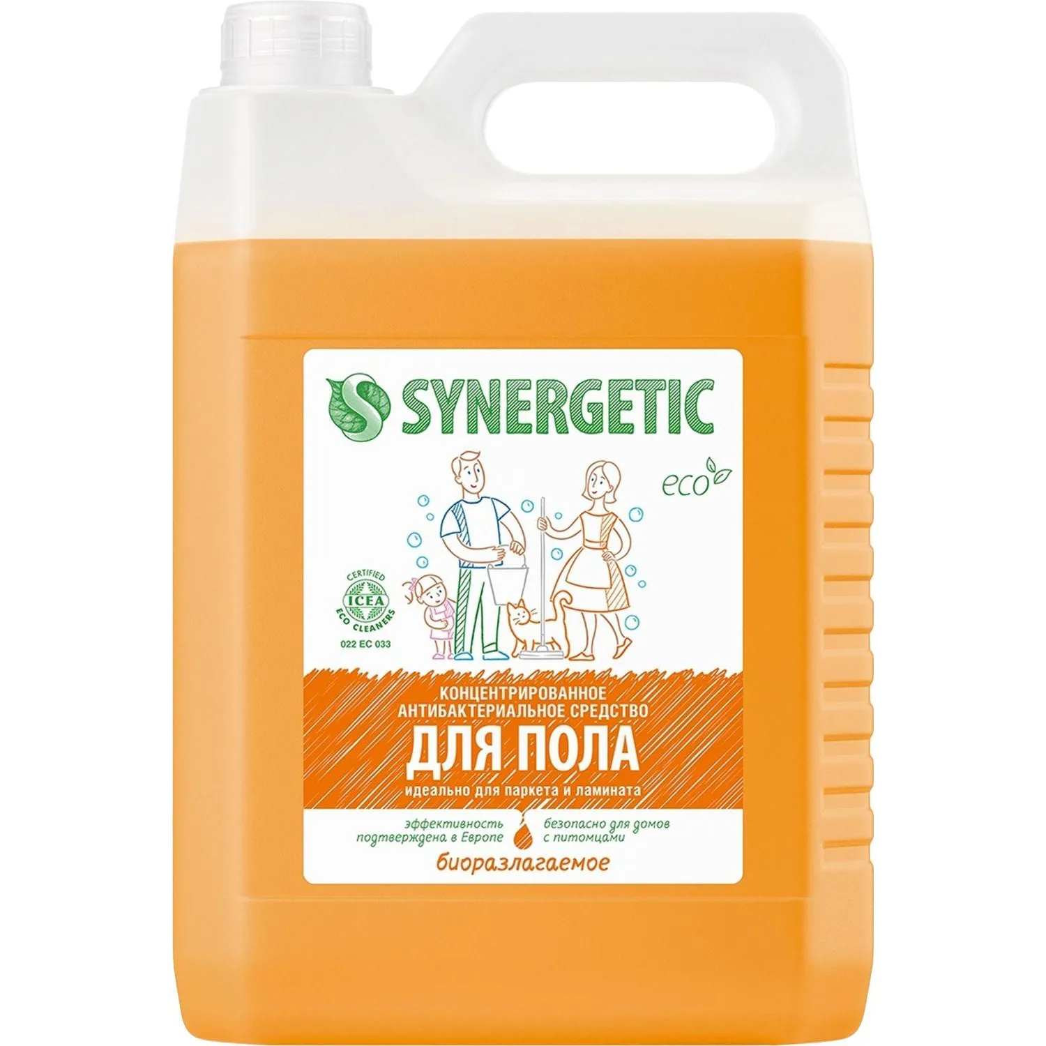 Средство для мытья пола Synergetic 5л, 977991К