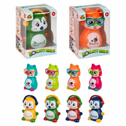 Игрушка инерционная "Покатушки", 6,5х7х10 см, без батареек, АССОРТИ 2 вида, 1TOY