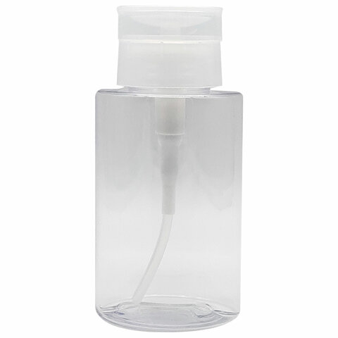 Флакон с помпой дозатором косметический с крышкой для маникюра, косметики, 200 мл, DASWERK (ДАСВЕРК), 609308