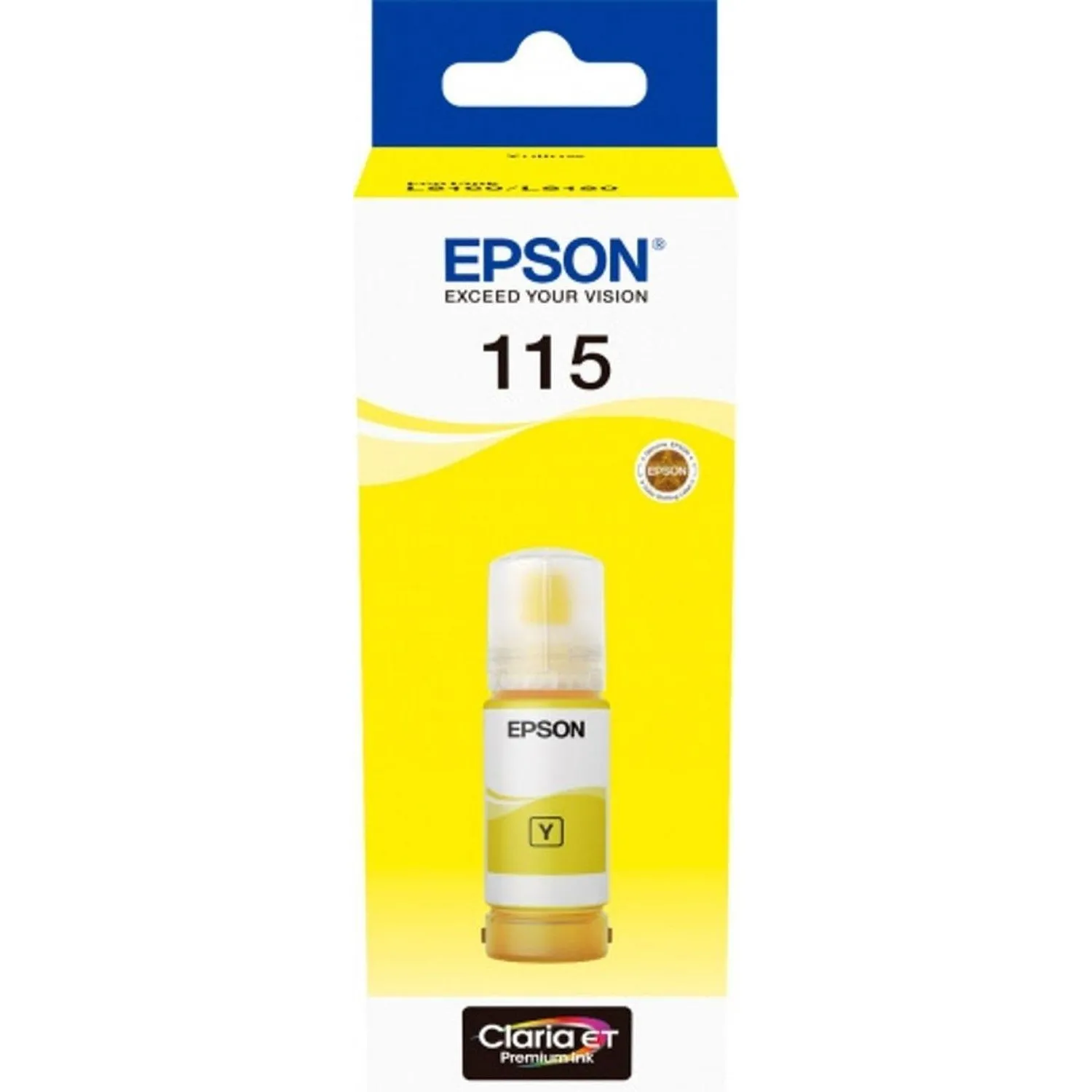 Чернила Epson 115 C13T07D44A жел. для L8160 / L8181
