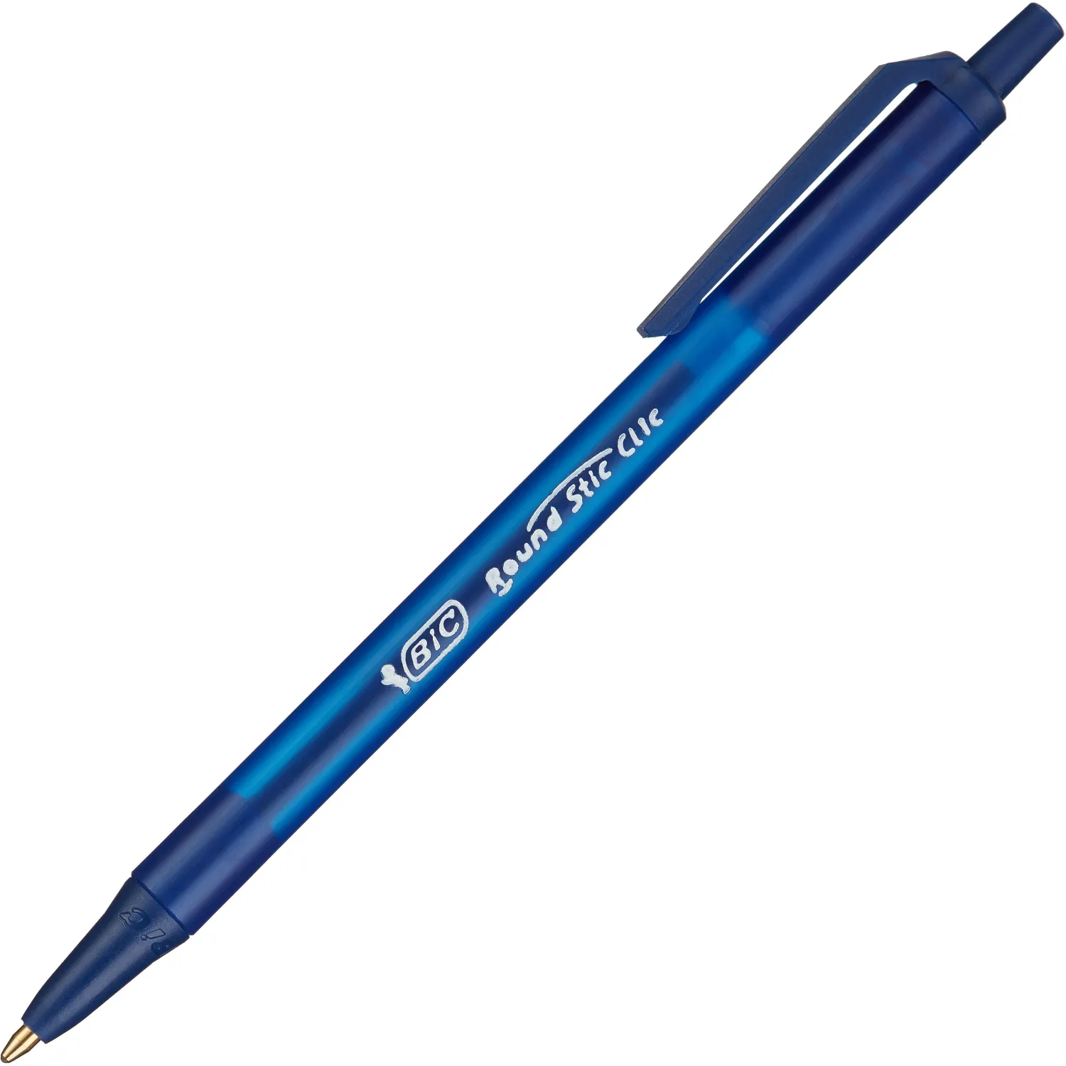 Ручка шариковая автомат. Bic Раунд Стик Клик масл, 0,32мм, синяя, 614075К