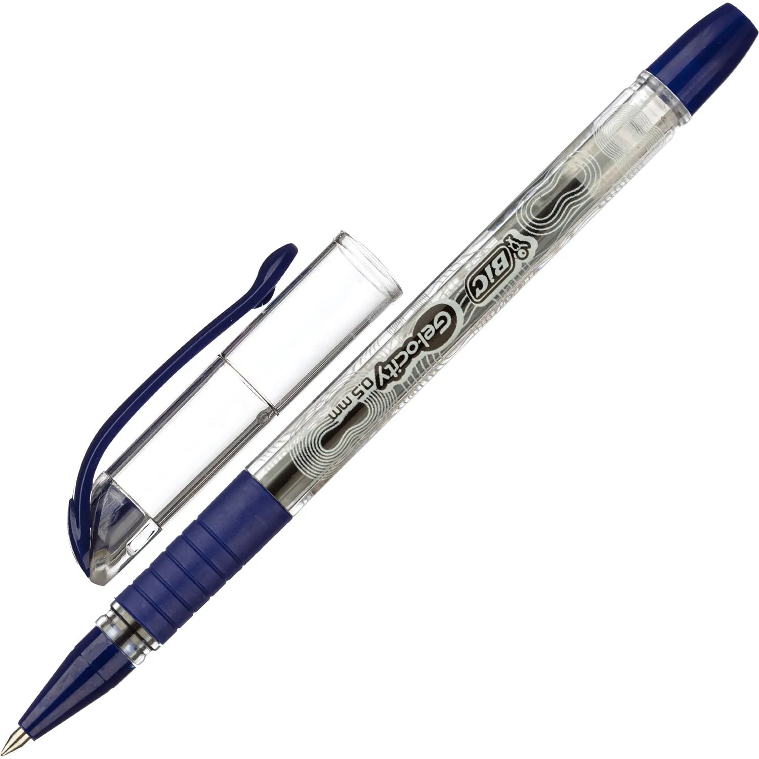 Ручка гелевая неавтомат. BIC Gelocity Stic резин.манжет.синяя, 1170770К