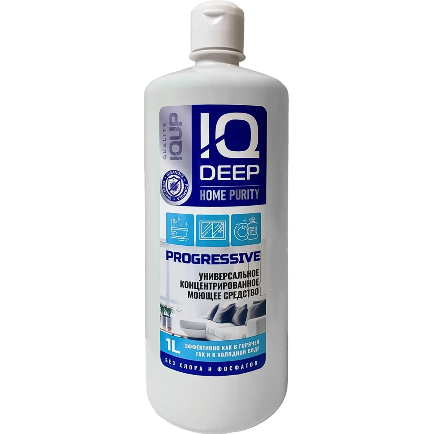 Универсальное чистящее средство IQUP Progressive Purity конц ПЭТ 1л, 1573499К