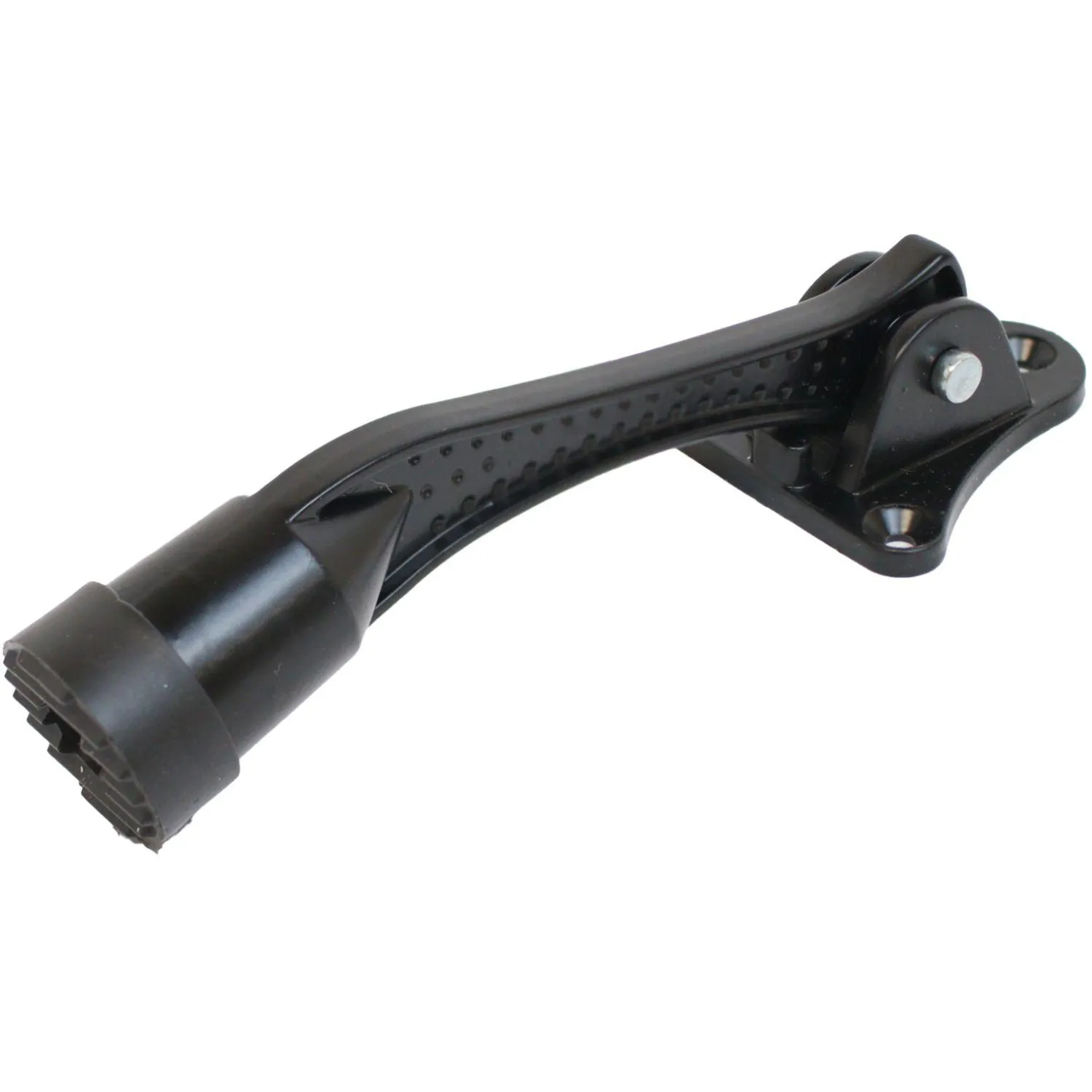 Фиксатор _УЗК_козья ножка дверной Аллюр КН-130 РУ ( 15489) черный RAL9005