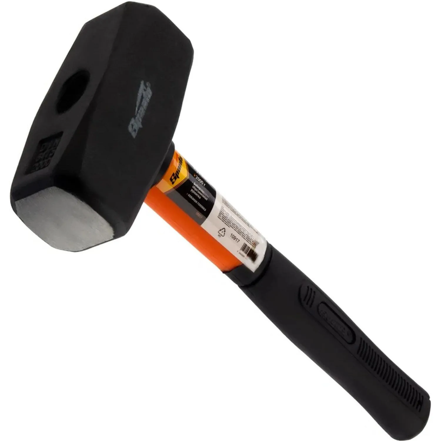 Кувалда SPARTA 2000г, фибергл. обрез. ручка (10917)