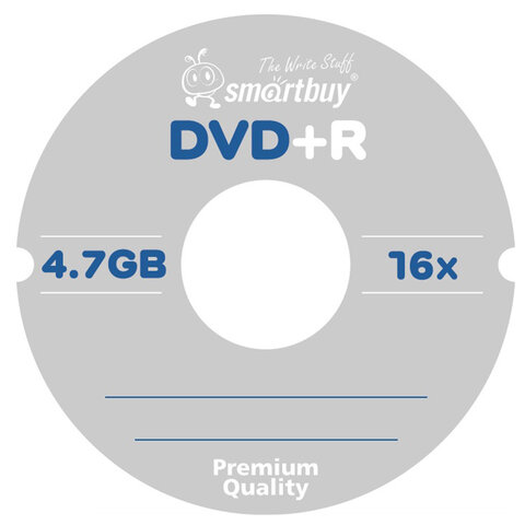Диски DVD+R (плюс) SMARTBUY, 4,7 Гб, 16x, Cake Box (упаковка на шпиле), КОМПЛЕКТ 50 шт., SBDVPR50