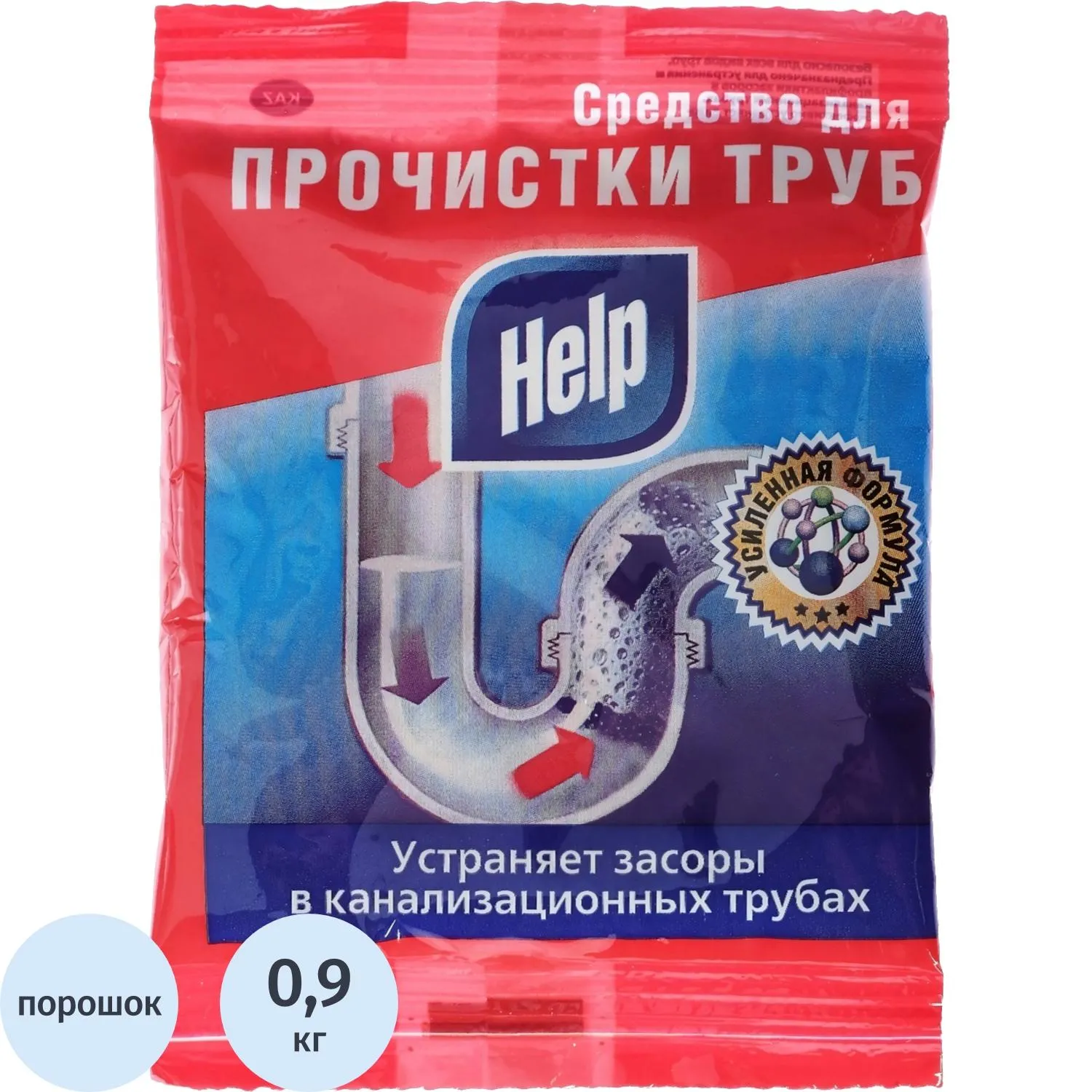 Средство для прочистки труб HELP саше 90гр, 1455395К