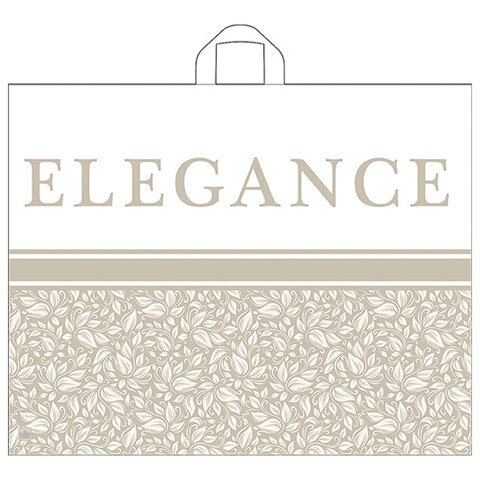 Пакет с петлевой ручкой ПНД, 55х70 см, "Изысканный беж", 50 мкм, н00112815