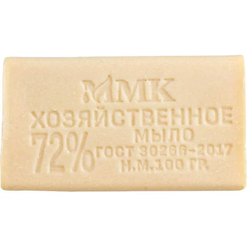 Мыло хозяйственное 72%, 100 гр без обертки_НОПЧ
