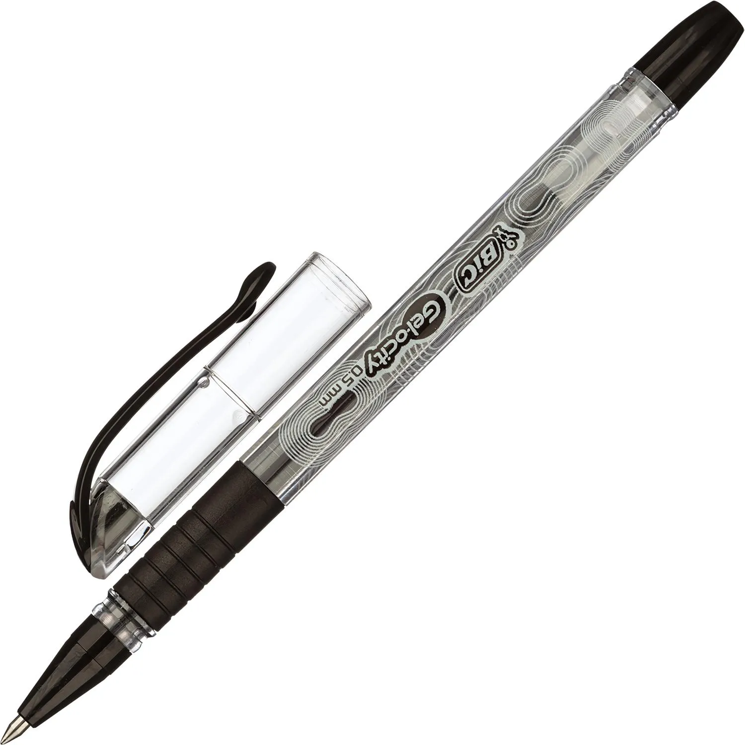 Ручка гелевая неавтомат. BIC Gelocity Stic резин.манжет.черная, 1170771К
