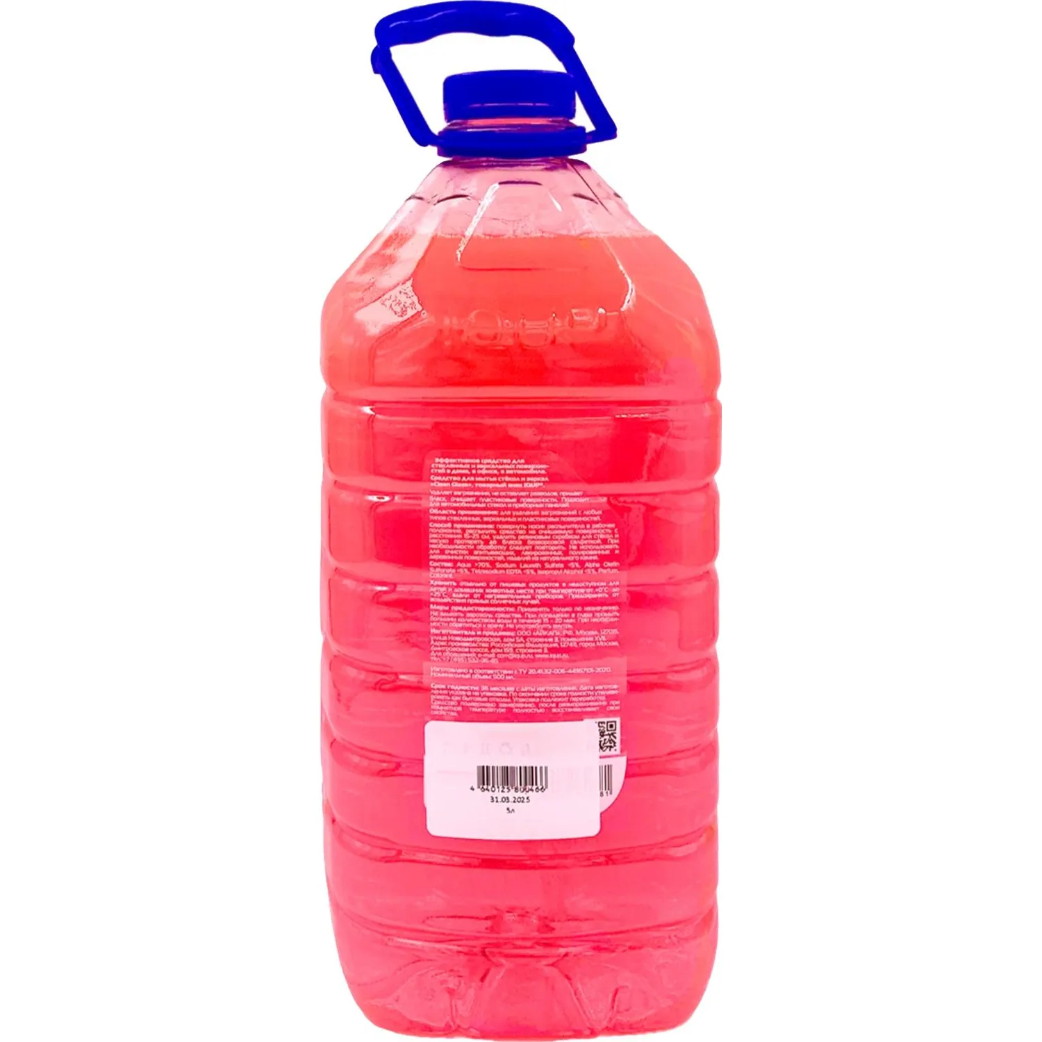 Средство для стекол и зеркал IQUP Clean Glass 5л ПЭТ, 2425597К