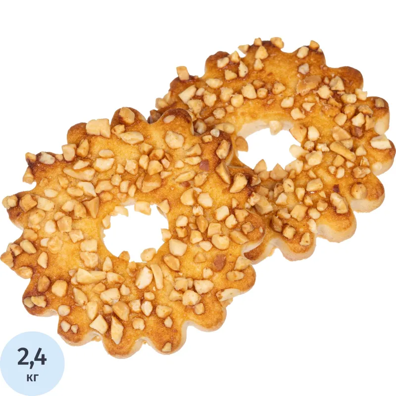 Печенье Дымка Кольцо с орехом, 2,4кг