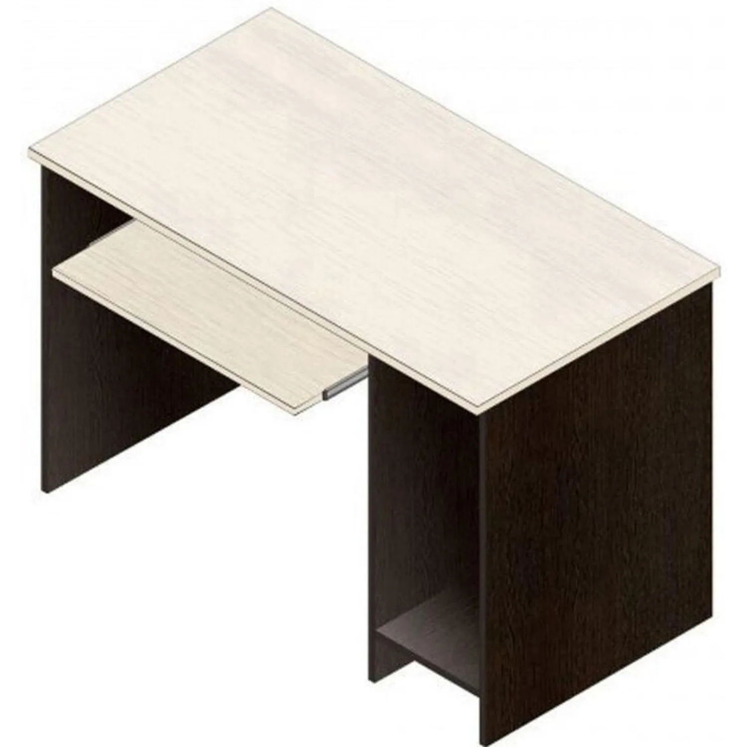 Стол 1L5_А Референт Р.СК-12 правый компьютерный 1190х680х750, венге/дуб