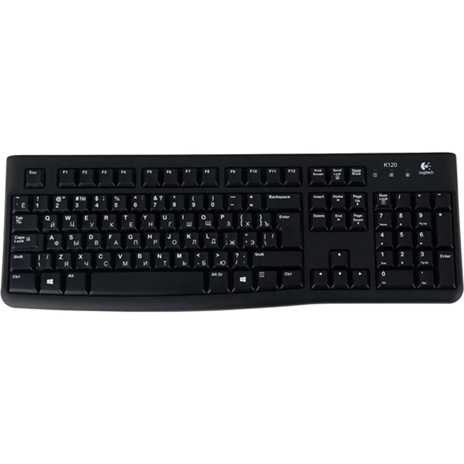 Клавиатура Logitech Keyboard K120 For Business Black USB (920-002522), 948626К