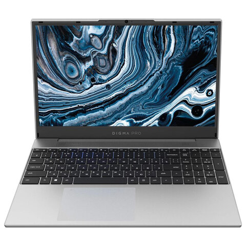Ноутбук DIGMA Pro Breve 15.6", Ryzen 7 5700U, 16 Гб, SSD 512 Гб, Win 11 Pro, серебристый, DN15R7-ADXW01