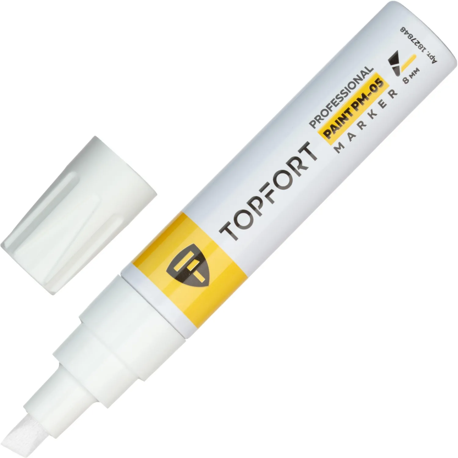 Маркер лаковый Topfort Paint 8 мм белый, 1827848К