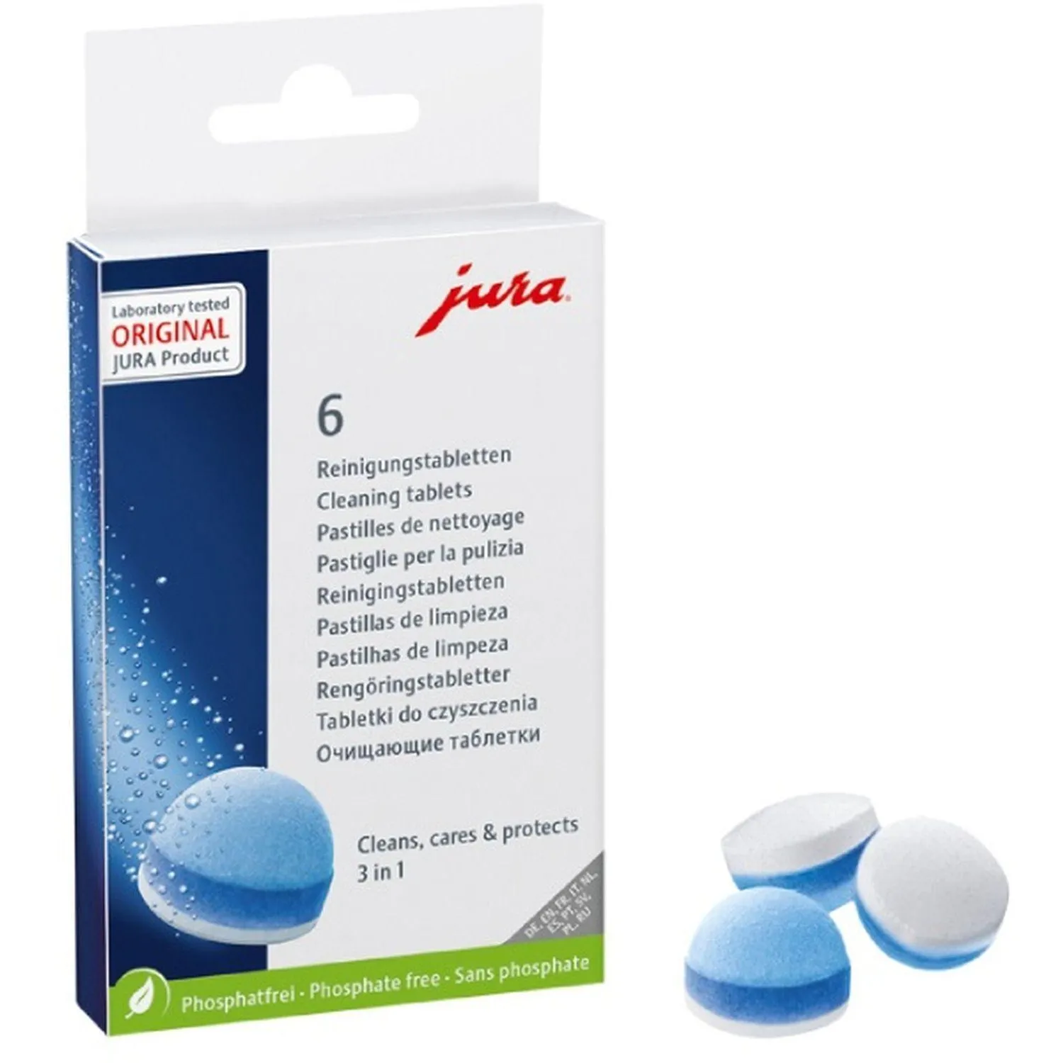 Таблетки для очистки гидросистемы Jura (6 штук в упаковке) (24225)