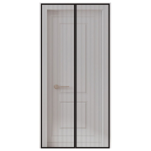 Москитная сетка дверная на магнитах 100х210 см, антимоскитная, черная, DASWERK (ДАСВЕРК), 607985