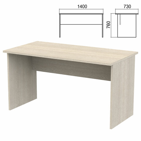 Стол письменный "Арго", 1400х730х760 мм, ясень шимо