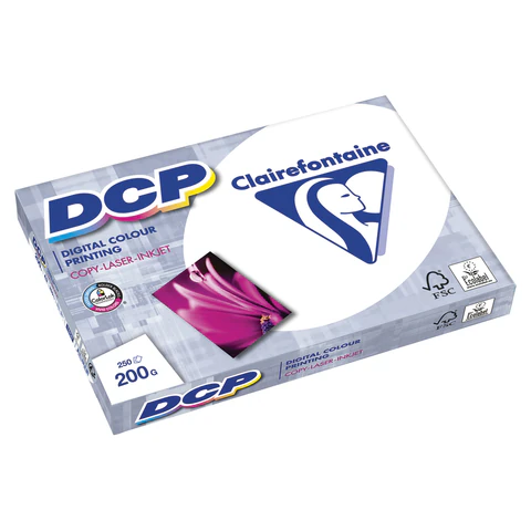Бумага для лазерной и струйной печати А3, 200 г/м2, 250 л., марка А++, CLAIREFONTAINE, Франция, 170% CIE, 1808C