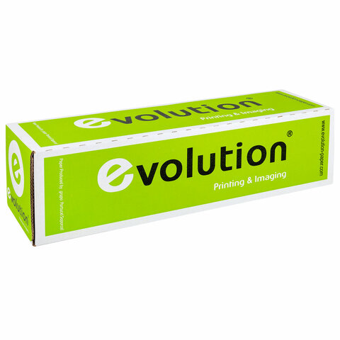 Бумага широкоформатная 620 мм х 175 м х втулка 76 мм, 75 г/м2, CIE 166-172%, EVOLUTION EXTRA, 2104121