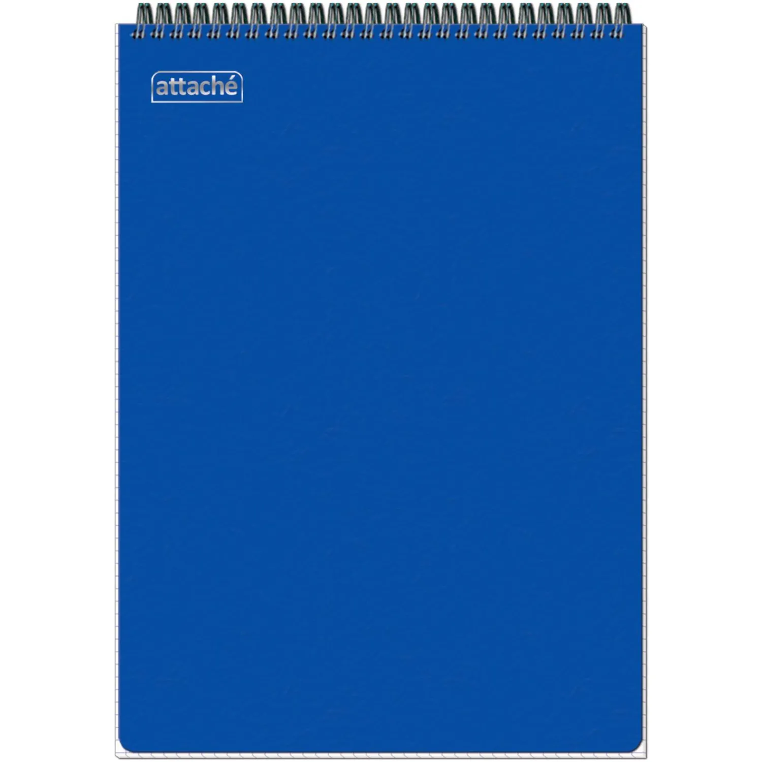 Блокнот на спирали А4 80л  Attache клетка, обложка Plastic