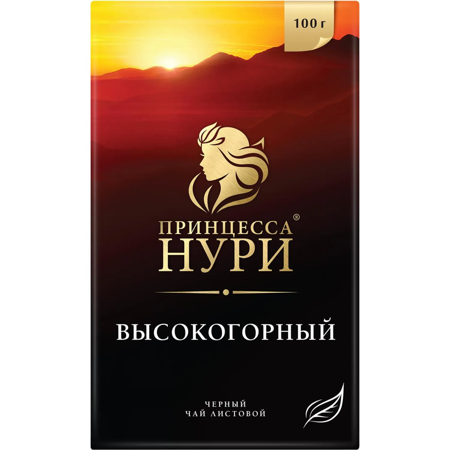 Чай черный Принцесса НУРИ Высокогорный листовой 100г, 420995К