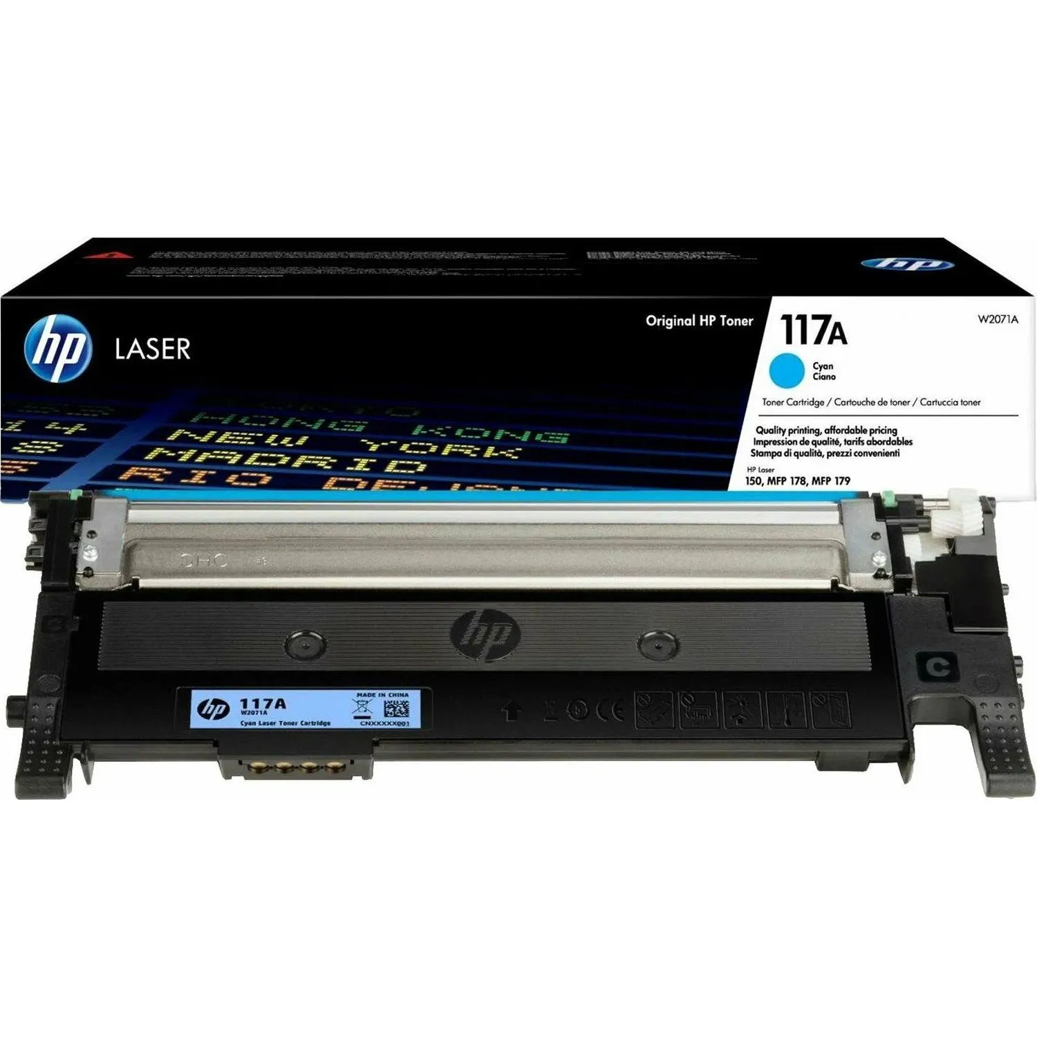 Тонер-картридж HP 117A W2071A гол. для 150/MFP 178/179