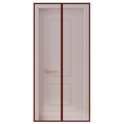 Москитная сетка дверная на магнитах 100х210 см, антимоскитная, коричневая, DASWERK (ДАСВЕРК), 607986