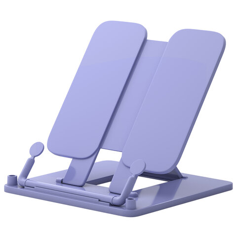 Подставка для книг и учебников ERICH KRAUSE "Pastel", пластиковая, фиолетовая, 53533