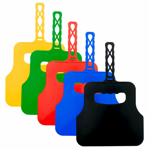 Веер-опахало с ручкой для мангала и барбекю для раздувания огня, размер 31х20 см, цвет АССОРТИ, пластик, 701751