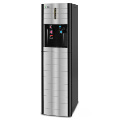Пурифайер для воды ECOTRONIC V42-U4L, напольный, НАГРЕВ/ОХЛАЖДЕНИЕ КОМПРЕССОРНОЕ, 2 крана, черный, 3061