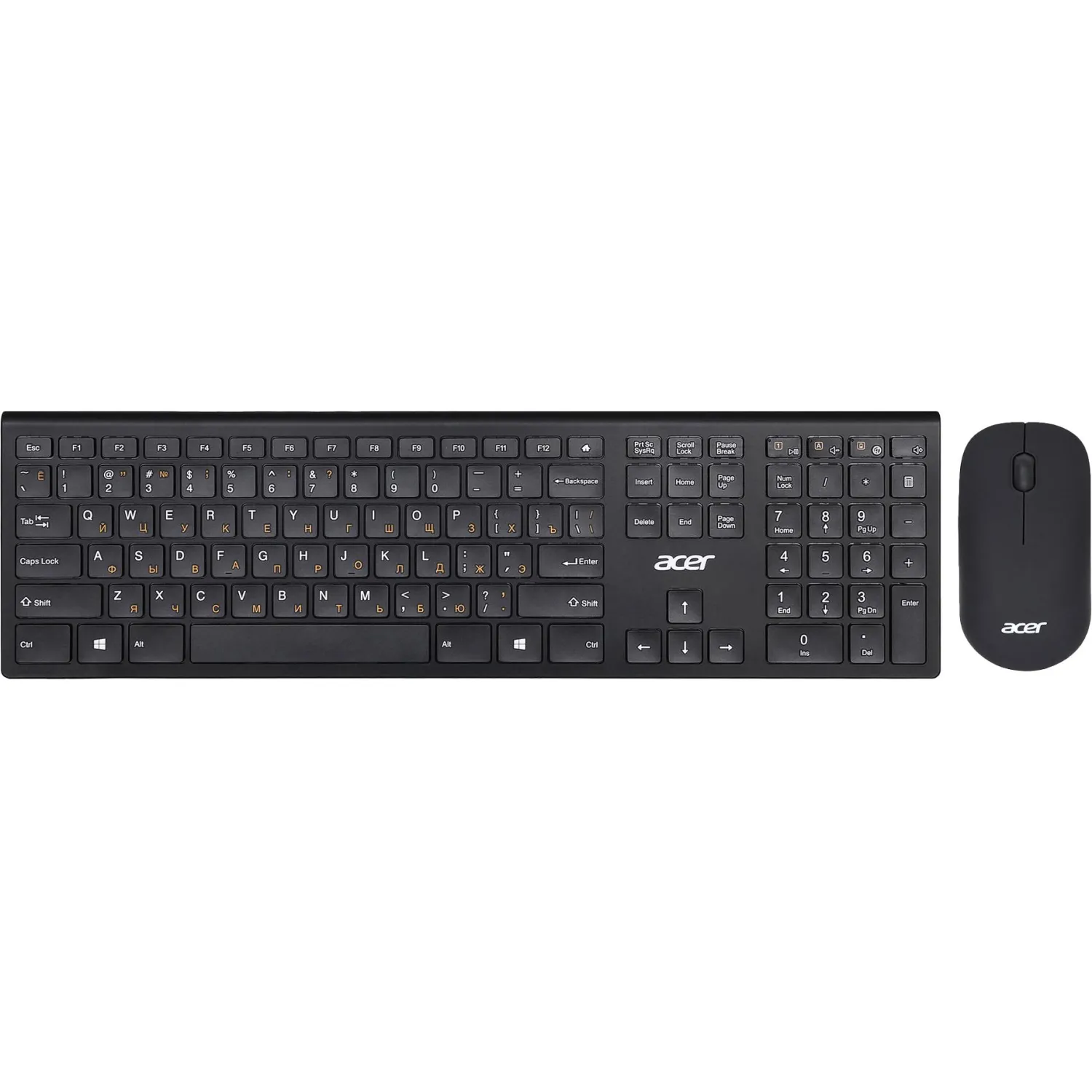 Набор клавиатура+мышь Acer OKR030 Wireless, черный